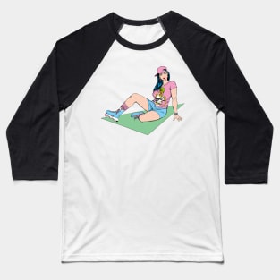 Roller Girl Baseball T-Shirt